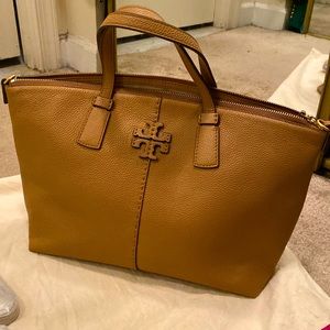 Tory Burch McGraw top-zip satchel